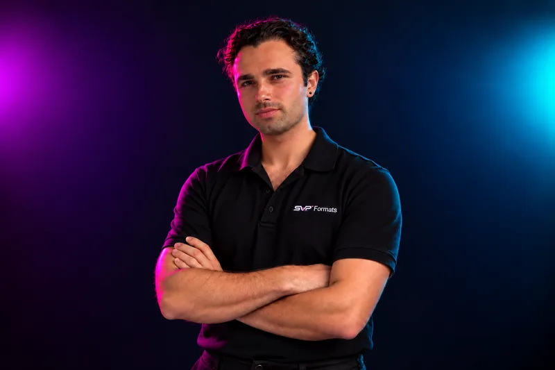 Retrato de Marc, de SVP Formats, adaptado a partir de sus fotografías